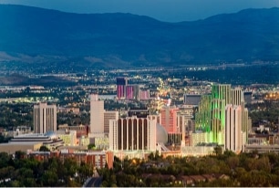 Reno Nevada skyline